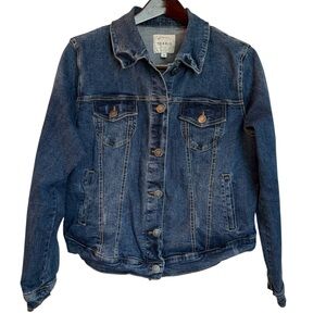 Torrid Dark Wash Denim Blue Jean Jacket Size 0